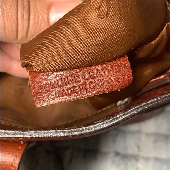 Vintage Fossil Sedona Handbag Brown Leather - Picture 4 of 8